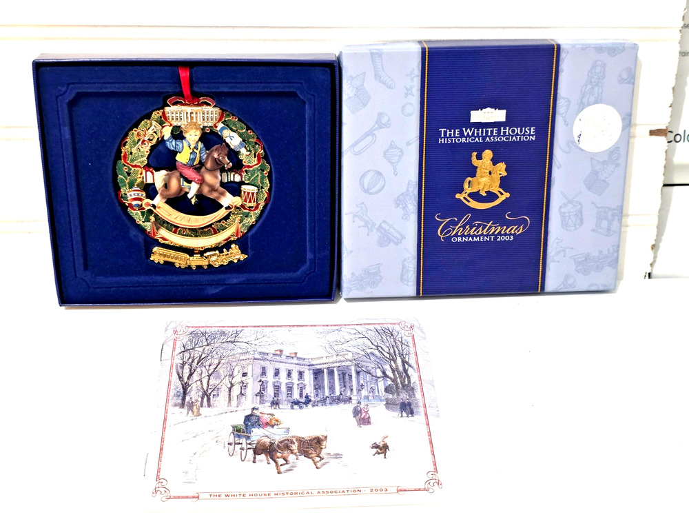Vintage Christmas Ornament - The White House Historical Association - 2003